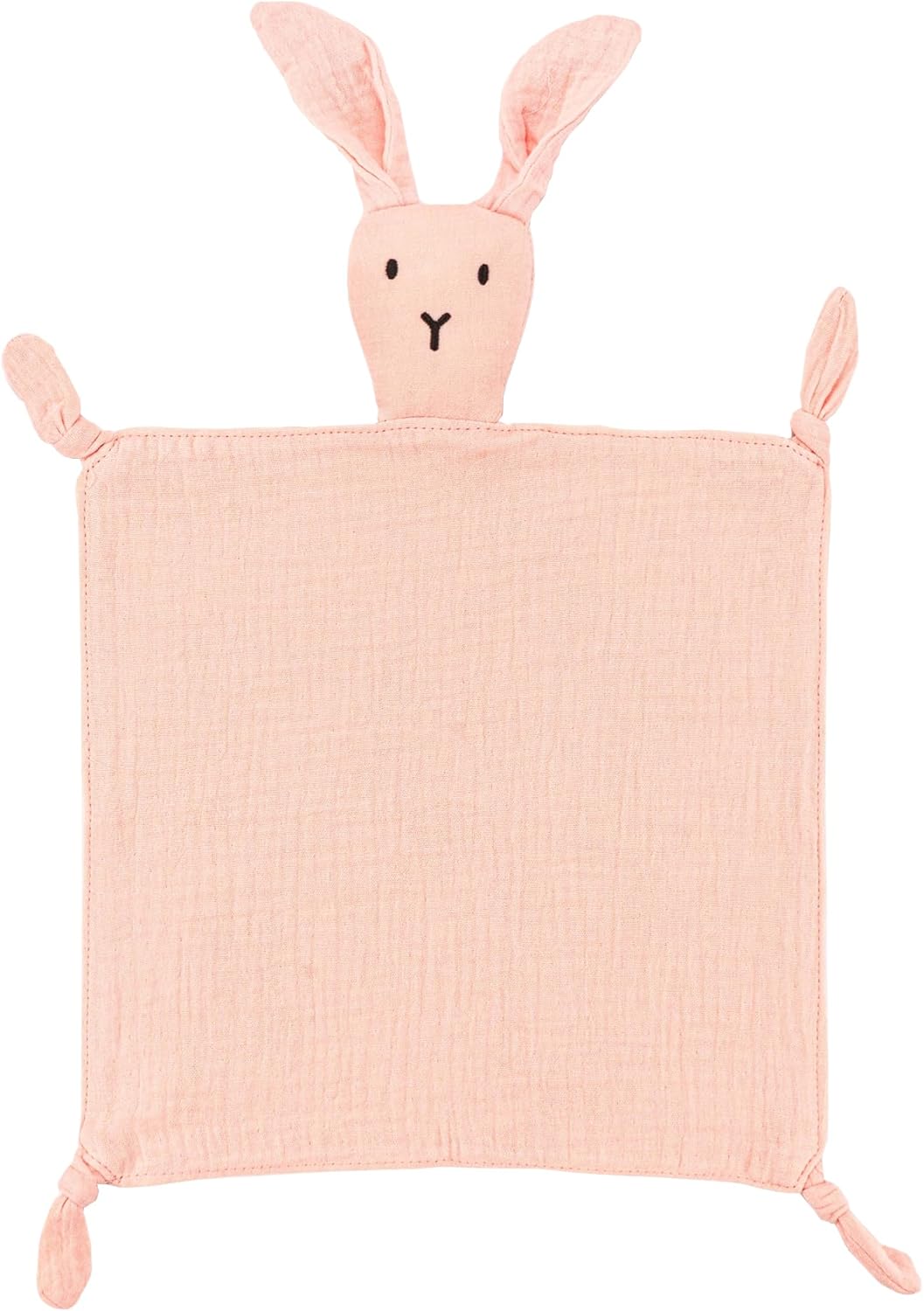 Thumbnail 6 de ZIGJOY Baby Comforter Blanket Muslin Cotton Bunny Lovey (Blue) – Unisex Security Blanket