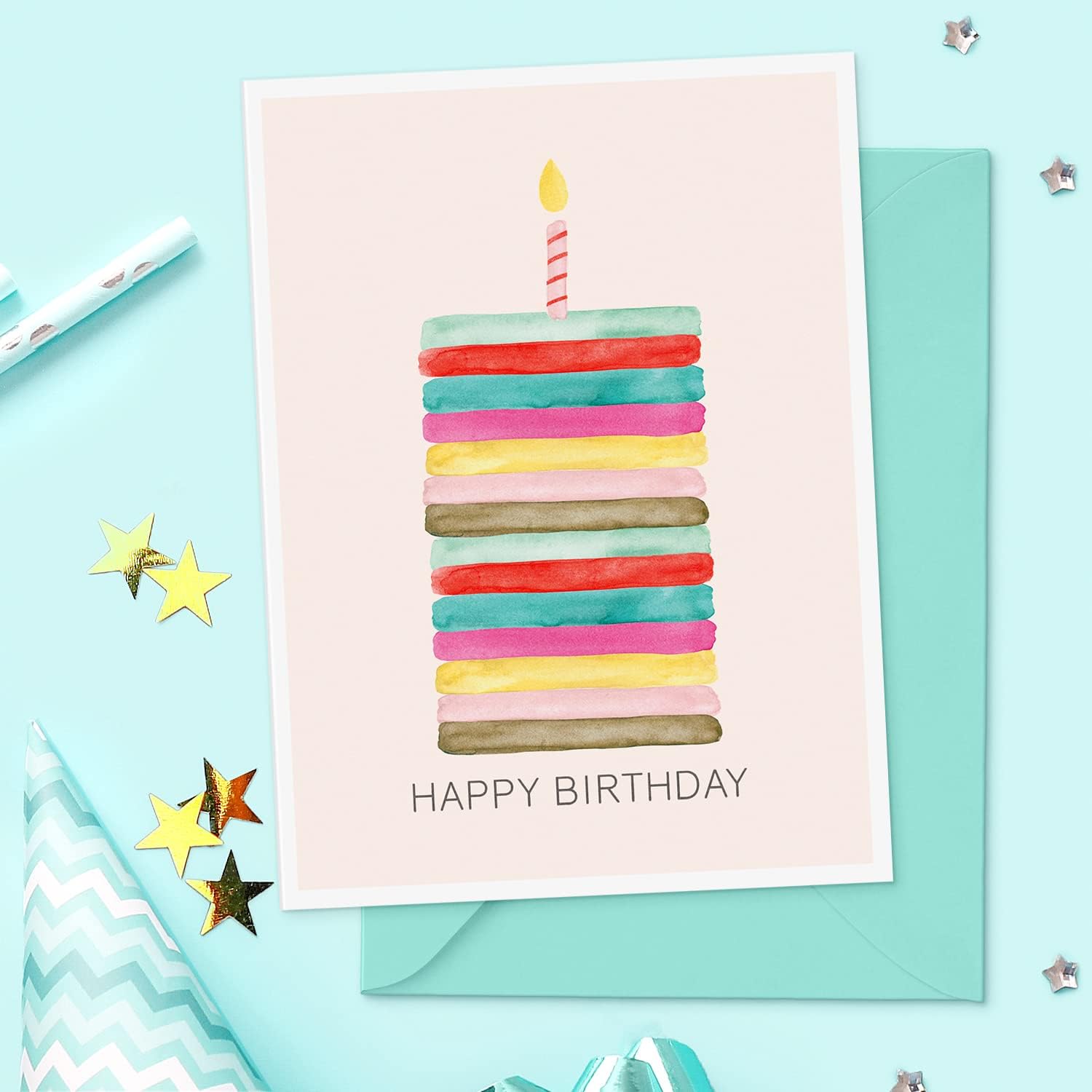 Thumbnail 6 de Sweetzer & Orange Happy Birthday Cards with Envelopes & Assortment Box (20-card variety pack)