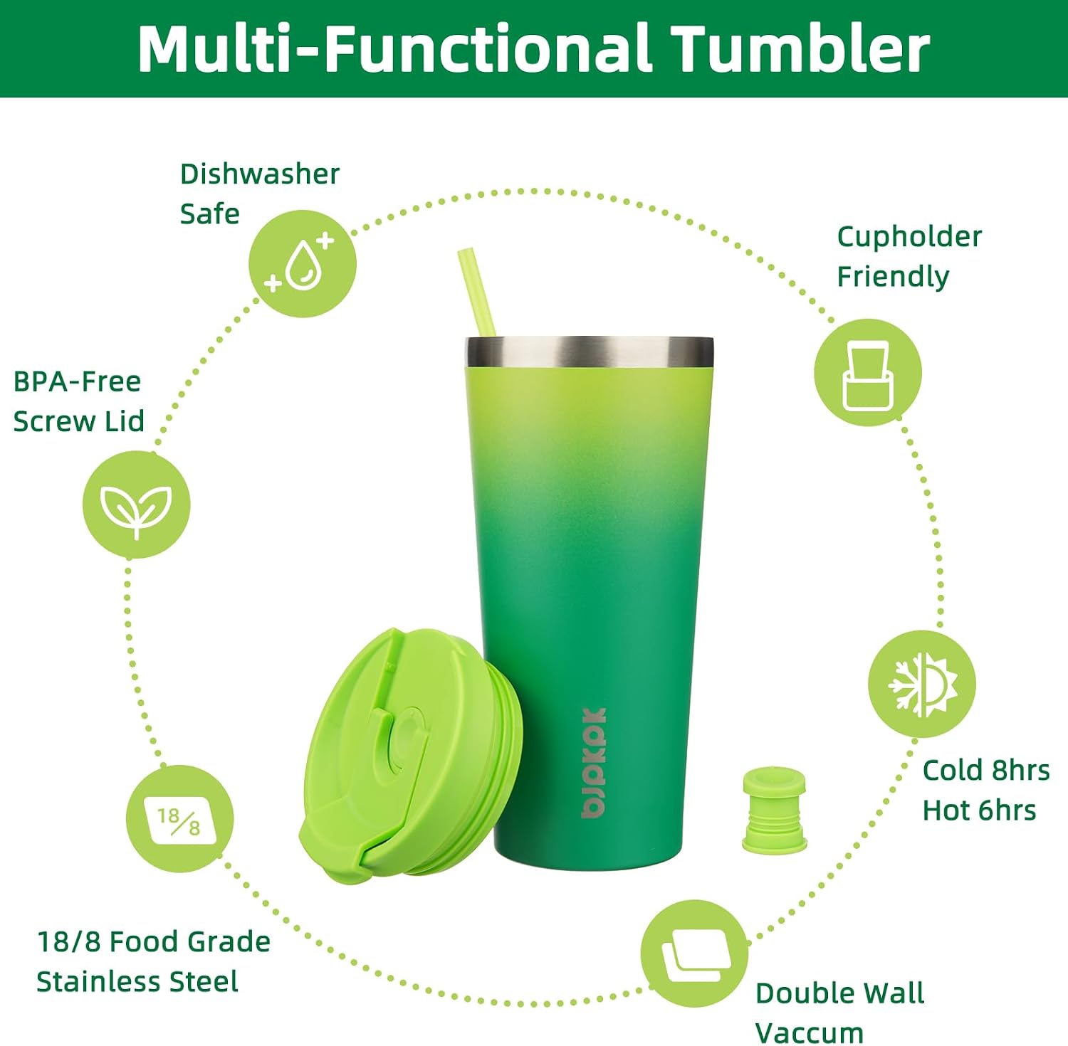 Detalle de BJPKPK Coffee Tumbler 22 oz