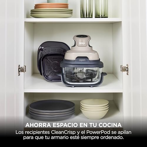 Thumbnail 11 de Ninja CRISPi: Freidora de Aire Portátil 4 en 1, 3,8 L, Piedra – versátil y compacta para cocinas pequeñas