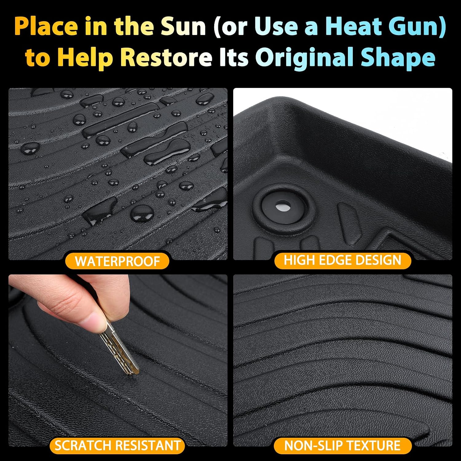 Detalle de Vehiwell TPE Floor Mats for Nissan Rogue Sport