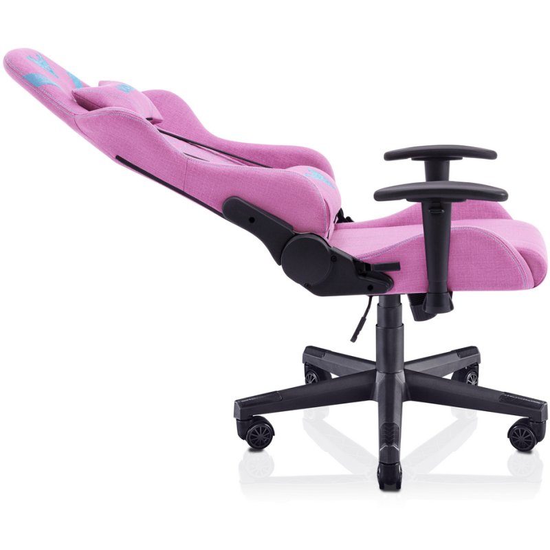 Detalle de Valk Nyx Silla Gaming tela rosa topacio