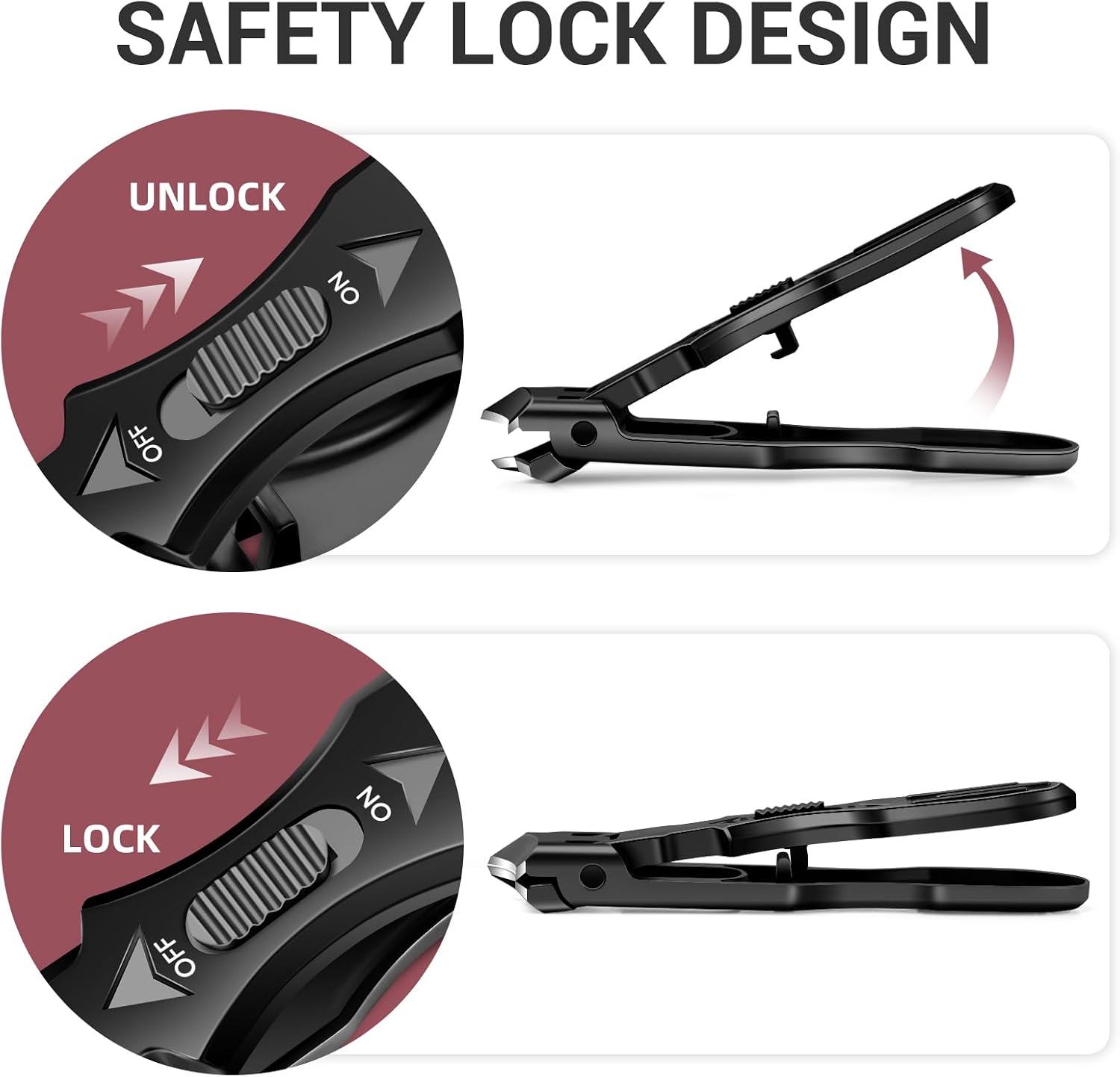 Thumbnail 5 de FUMAX Slanted Toe Nail Clippers for Thick Nails