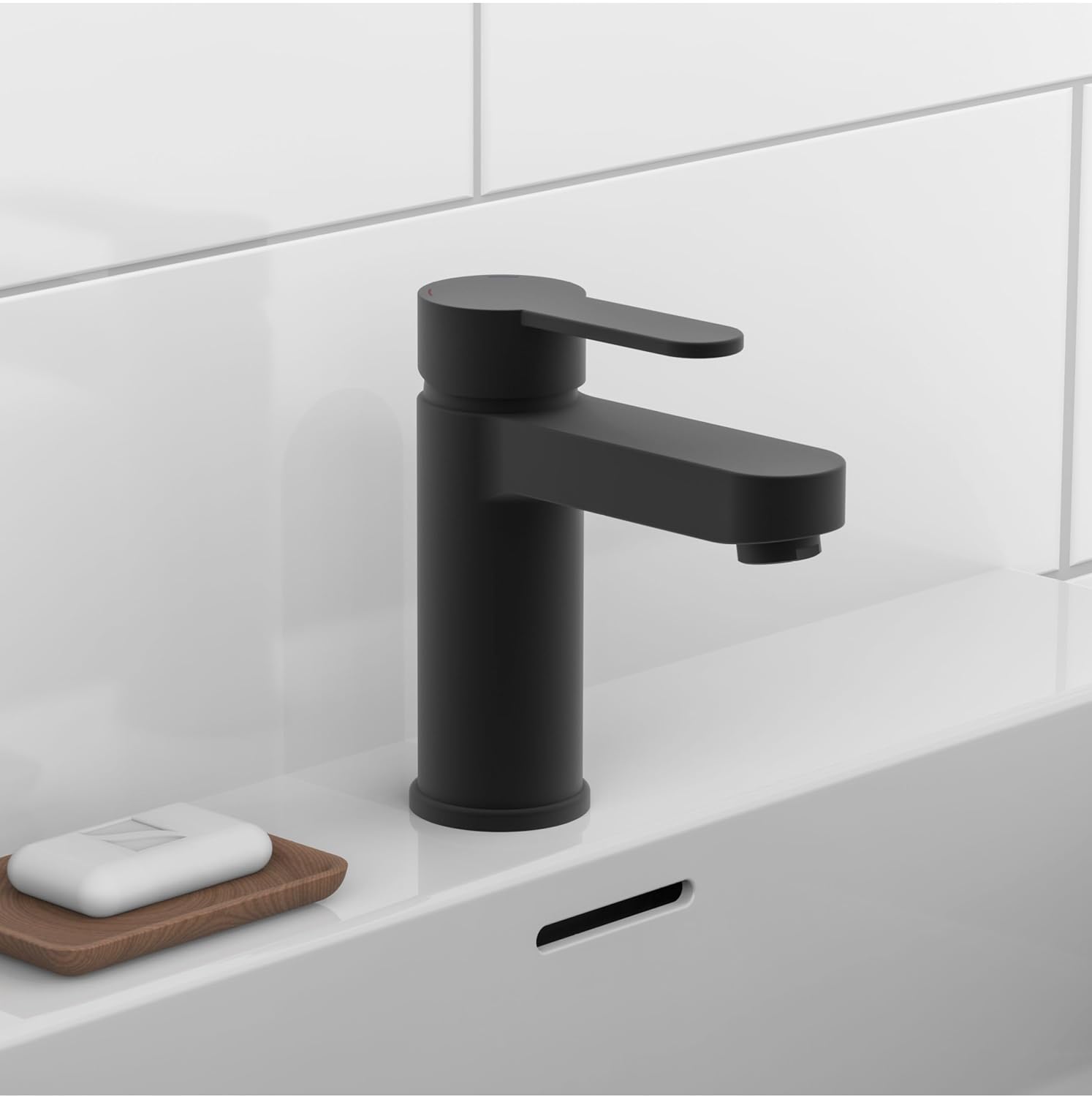 Thumbnail 3 de Schütte Elephant 34216 – Mitigeur de lavabo noir mat au design élégant