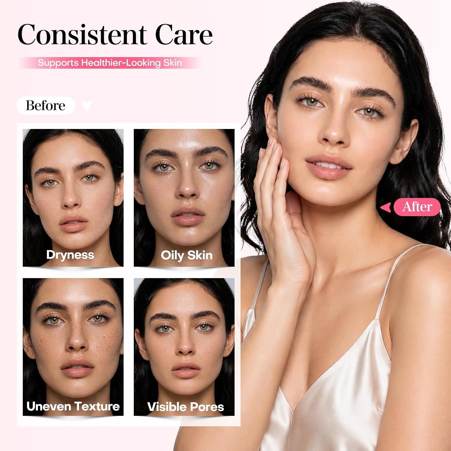 Detalle de Amconsure 6028 Facial Steamer with Nano-Ionic Warm Mist and 5-Piece Skin Kit