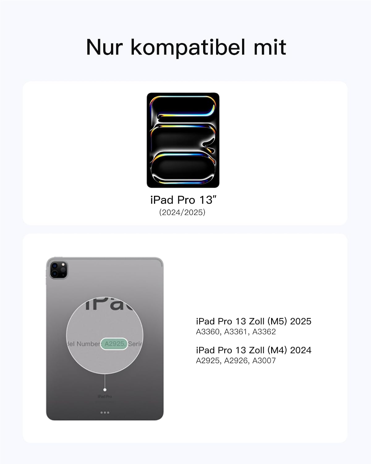 Thumbnail 1 de Inateck Tastatur Hülle für iPad Pro 13 2025/2024