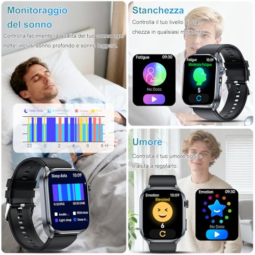 Thumbnail 7 de YYKY 2026 Smartwatch ECG: display HD, pressione sanguigna, AI-GPT e IP68 in metallo