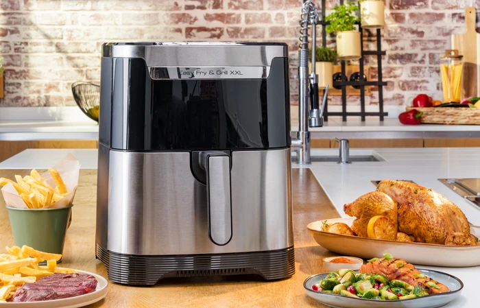 Thumbnail 8 de Tefal Easy Fry & Grill XXL EY801D Heißluftfritteuse mit 2 Garzonen und Grillplatte