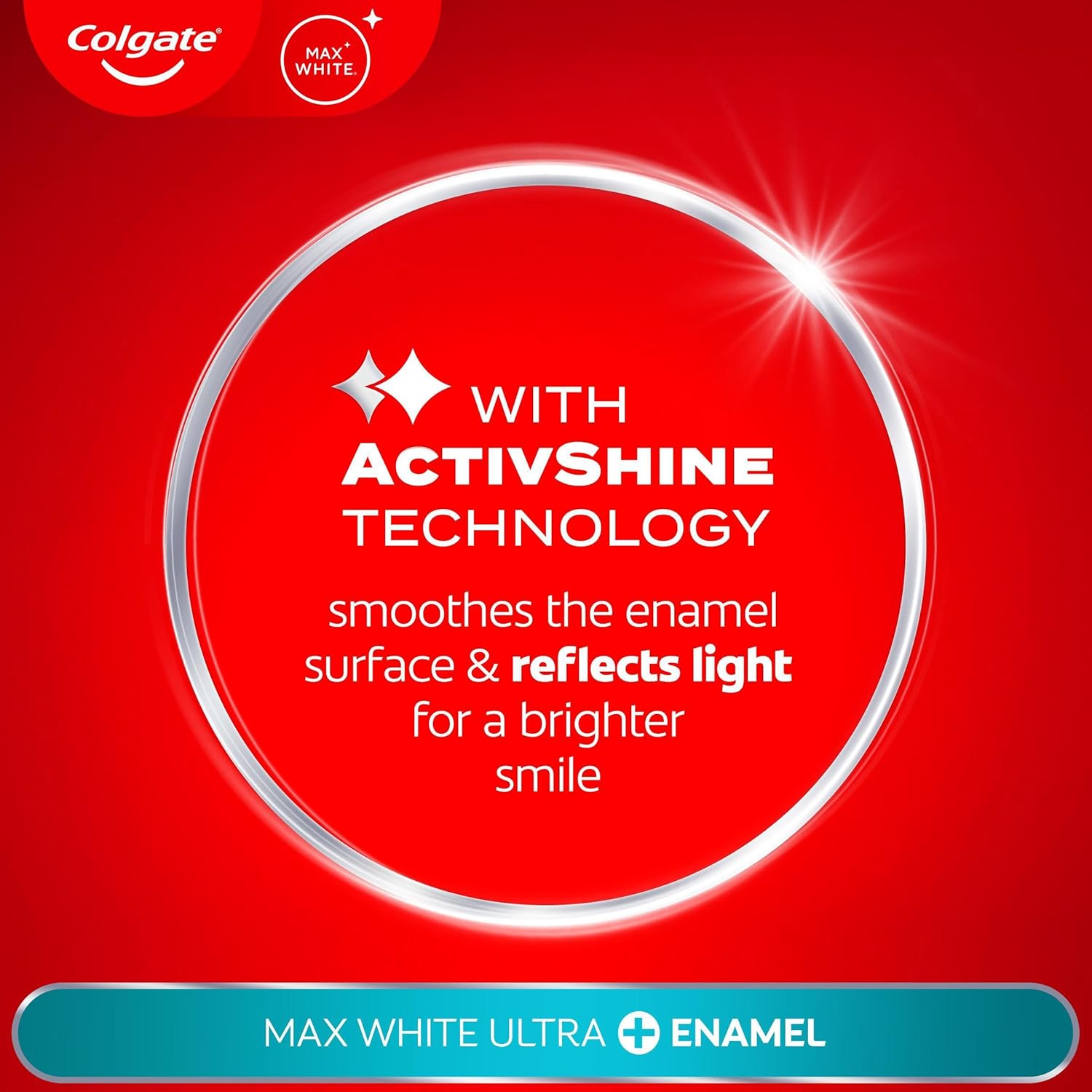 Detalle 2 de Colgate Max White Ultra+ Enamel Toothpaste 75ml: Deep Whitening, Enamel Protection and ActivShine