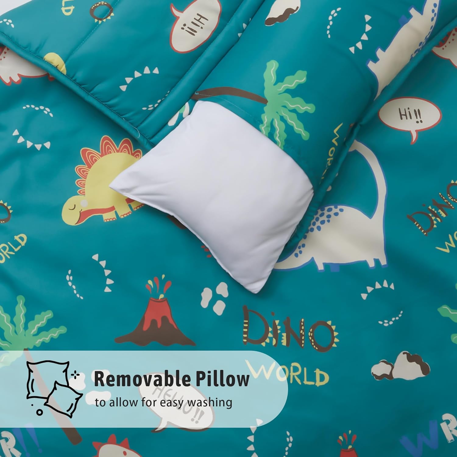 Detalle 2 de Morais Toddler Nap Mat with Pillow and Blanket – 52" x 20