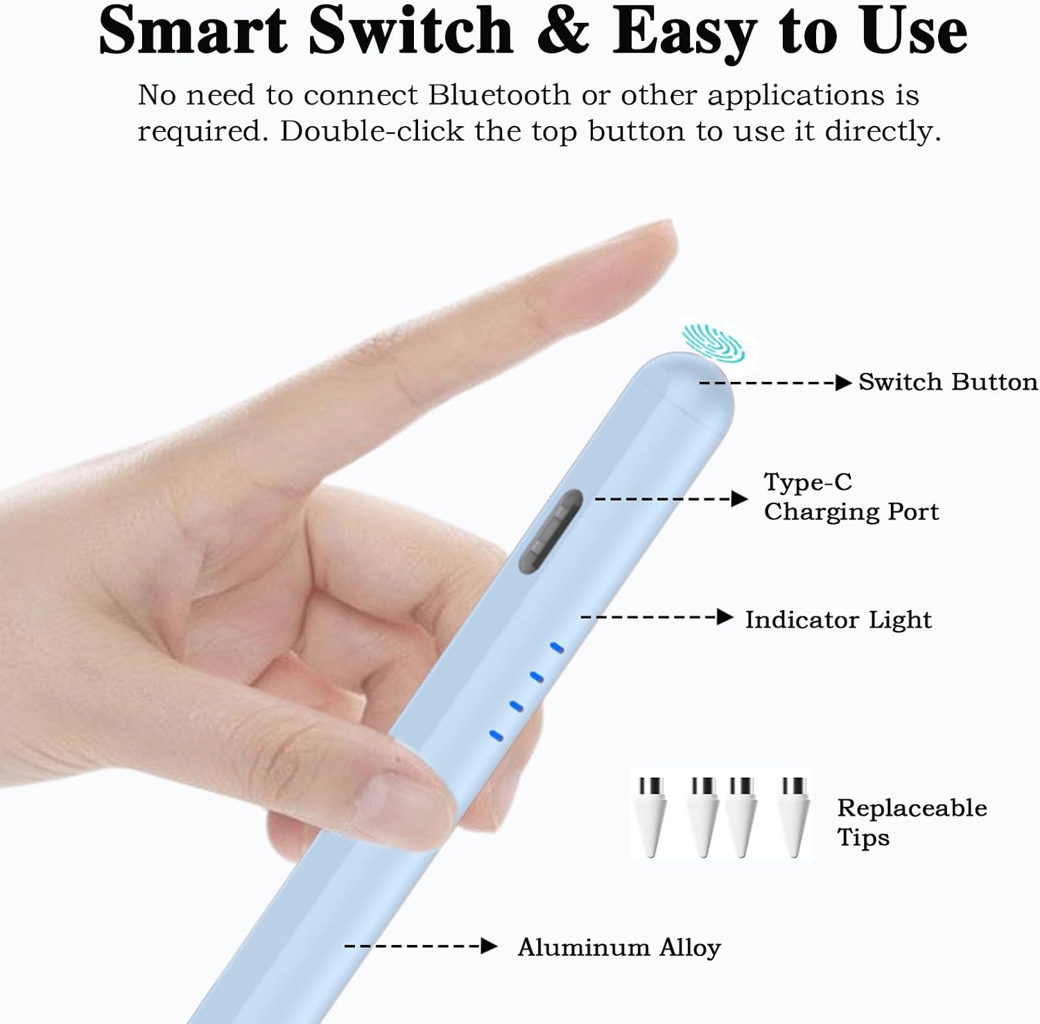Thumbnail 4 de Stylus pen Type-C for tablets
