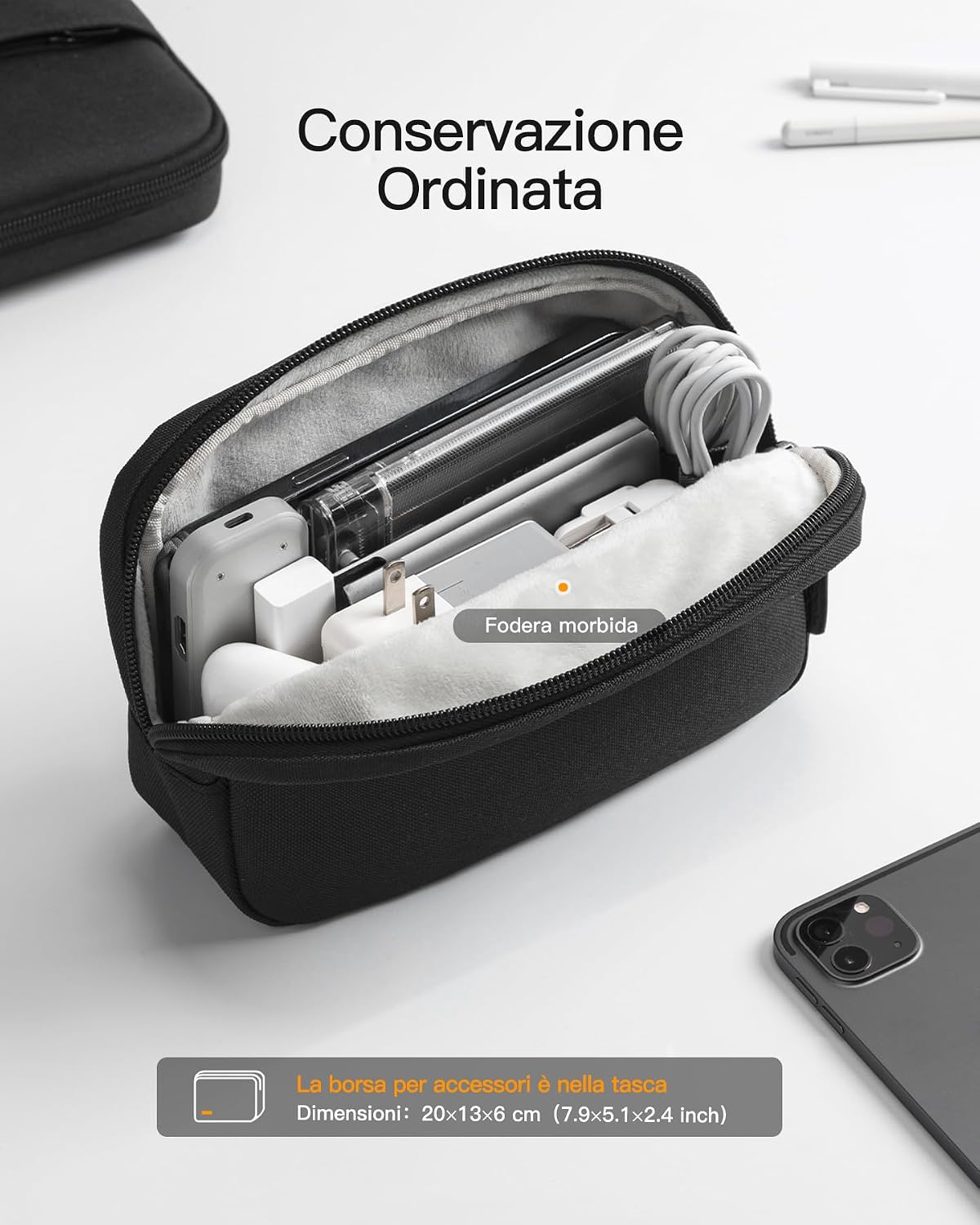 Thumbnail 3 de Inateck Custodia per Laptop con protezione 360° e tasca accessori, compatibile fino a 15,3