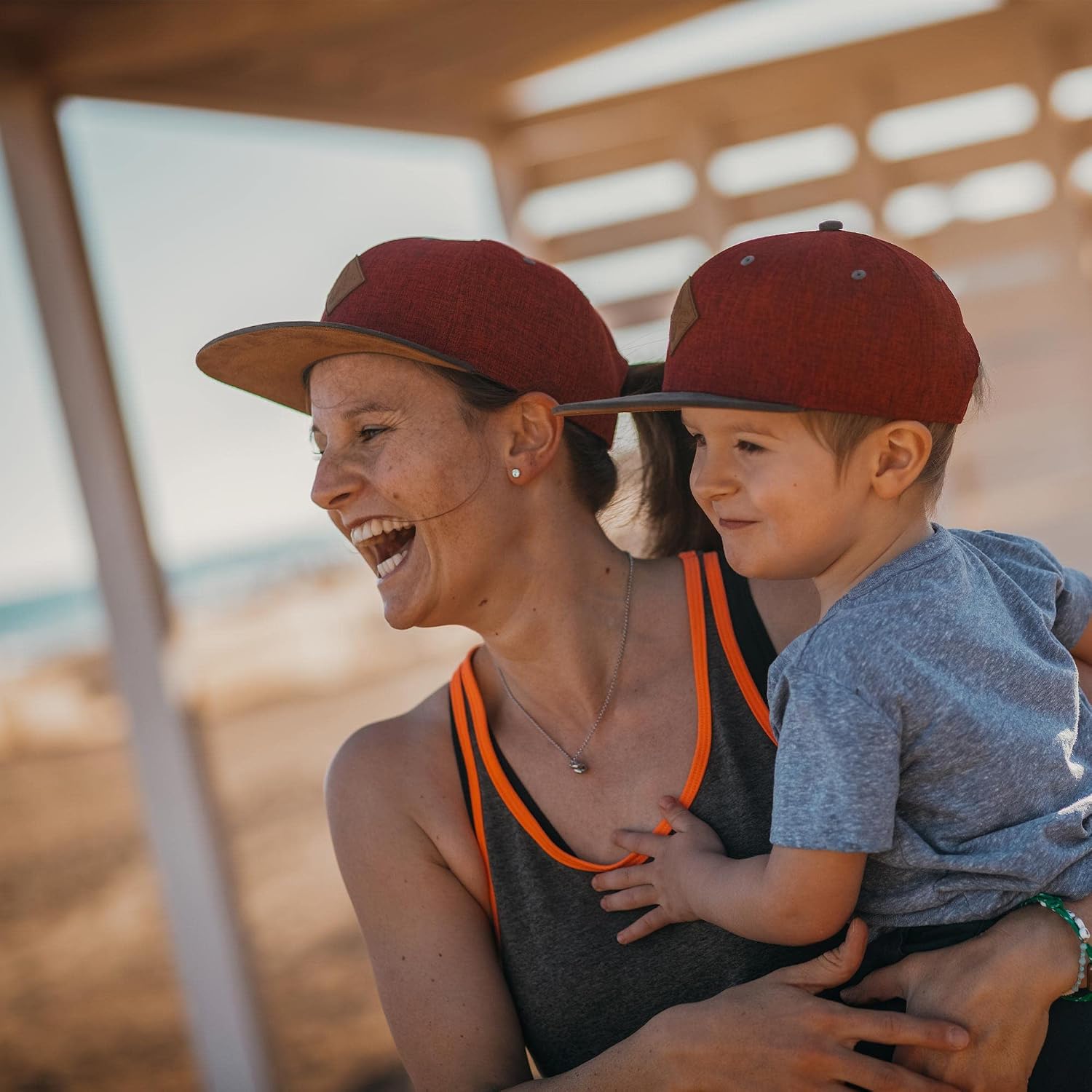 Thumbnail 3 de Soulbuddy Vater–Sohn Baseball Cap Set – 2er Partnerlook, One Size + Kindergröße