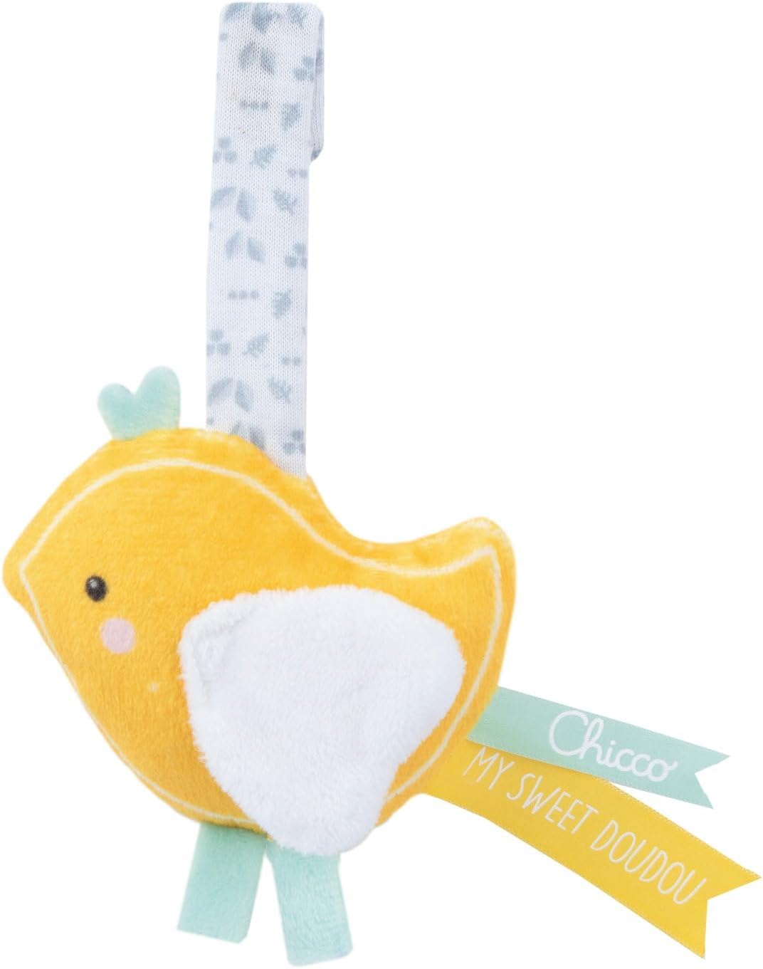 Detalle de Chicco Set Regalo Nascita My Sweet DouDou: DouDou Topolino, Portaciuccio Pulcino e Massaggiagengive Elefantino