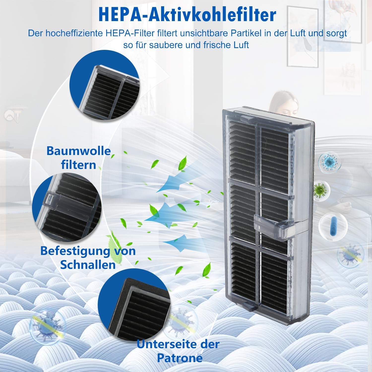 Detalle 2 de howekuze Zubehör für Dreame L10s 1 Hauptbürste