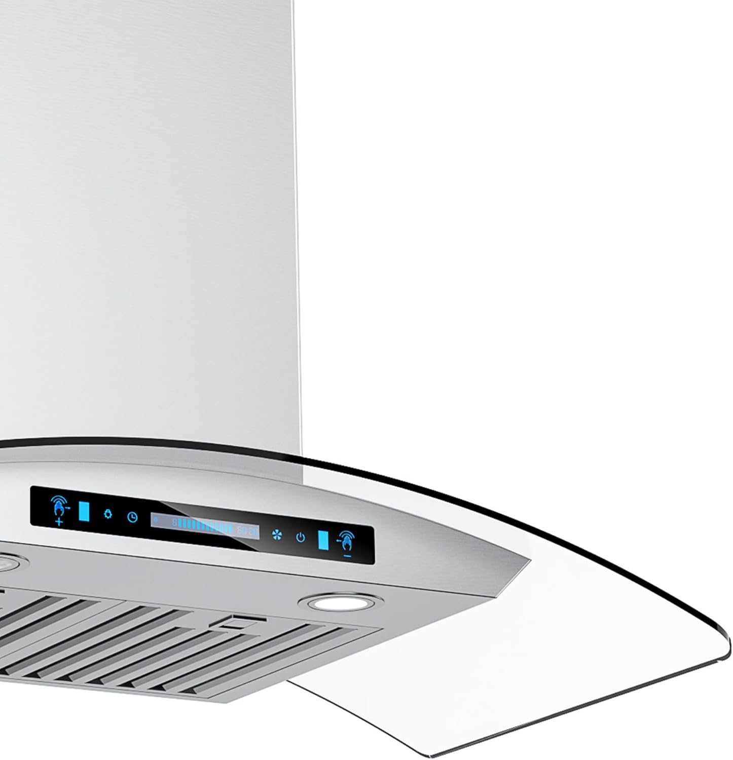 Detalle 2 de IKTCH IKP03-36 36-Inch Wall-Mount Range Hood, 900 CFM, Ducted