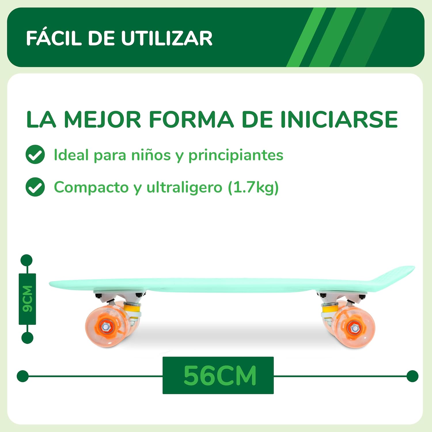 Thumbnail 3 de Sawyer Bikes - Skateboard LED para Niños y Adolescentes 🛹