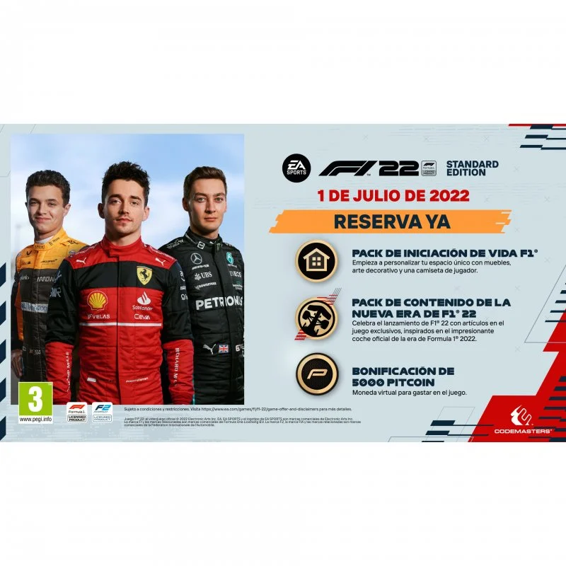 Thumbnail 1 de F1 2022 para Xbox One de Electronic Arts: carrera auténtica en casa