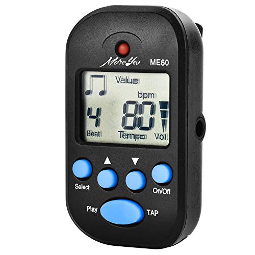 Thumbnail 8 de MOREYES Mini métronome numérique avec haut-parleur multifonction – compact et pratique pour saxophone, piano, guitare, violon, flûte et tambour