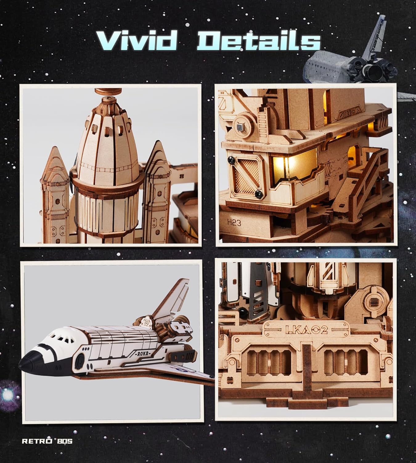 Thumbnail 5 de ROKR Space Shuttle Model 1:420 scale collectible kit 🧩
