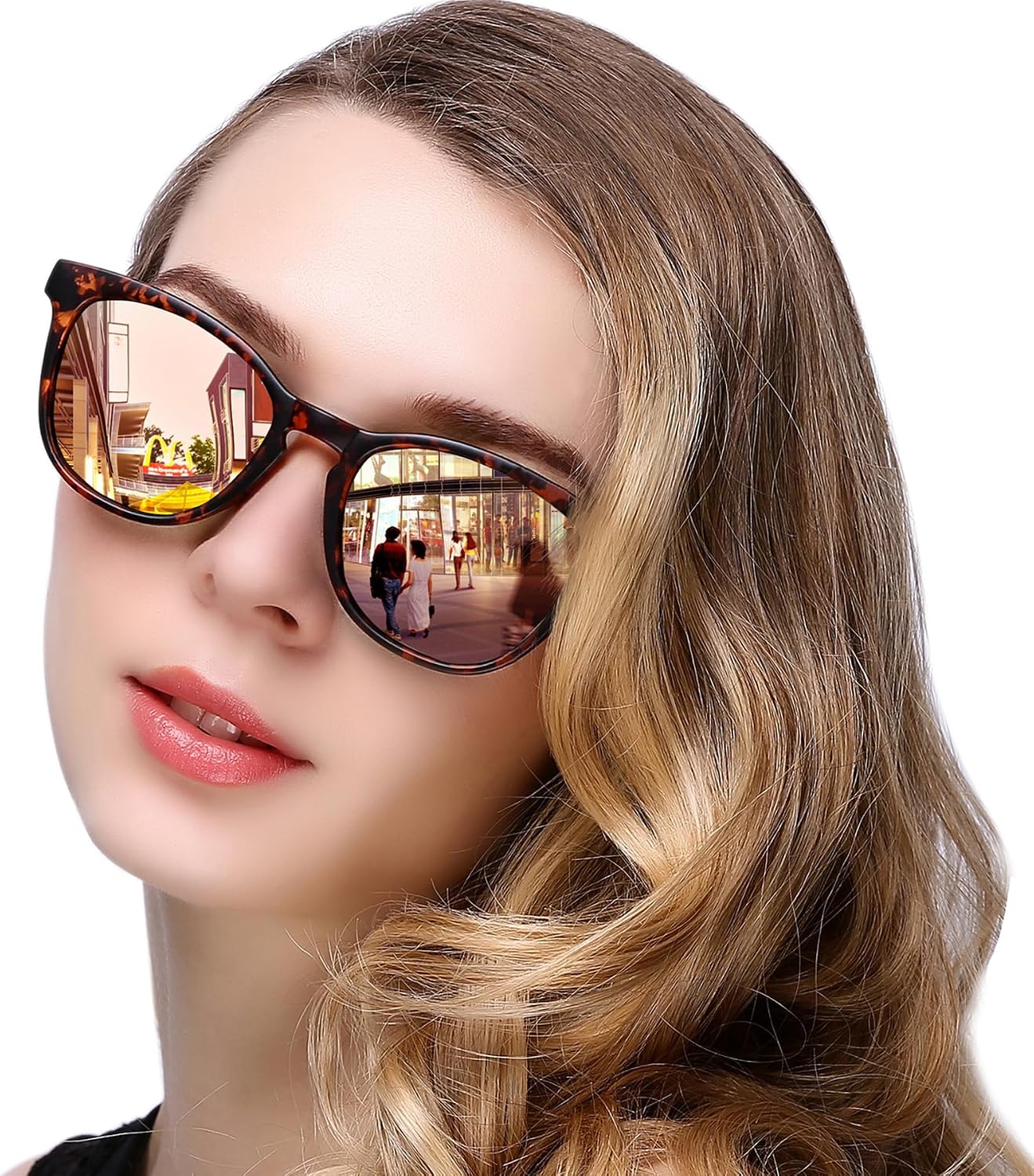 Detalle de KANASTAL Lunettes de Soleil Femme Polarisées Vintage