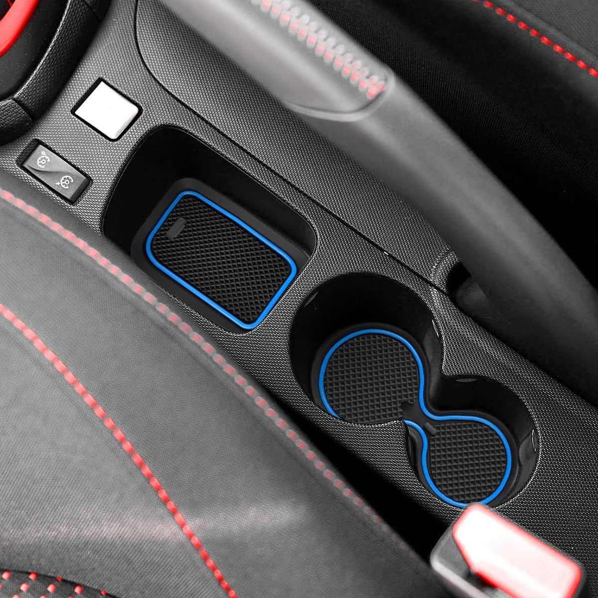 Thumbnail 1 de MARCHFA Anti Dust Car Mats for Clio 4 (2013-2019) – 11 Pieces, Blue Trim