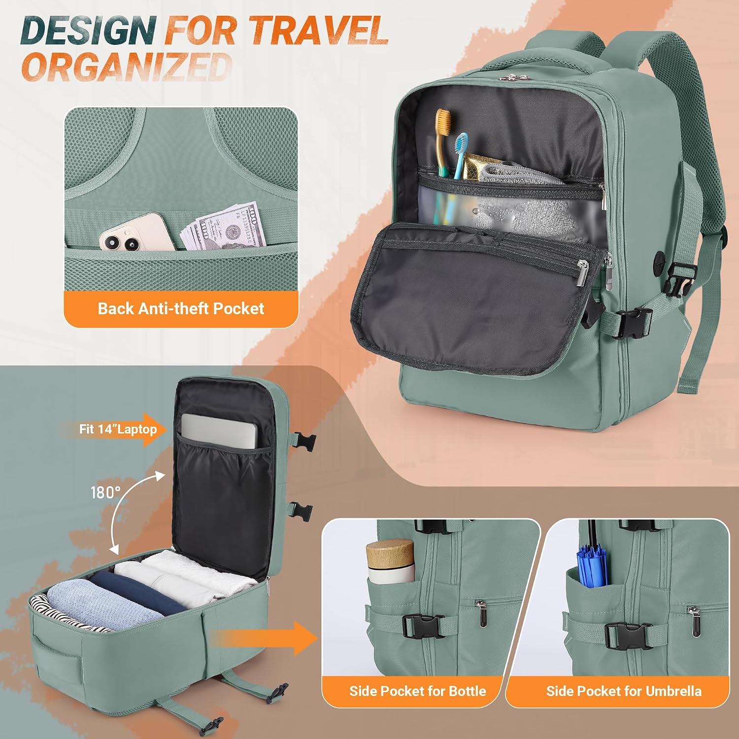 Thumbnail 2 de Ryanair Cabin Backpack 40x28x20