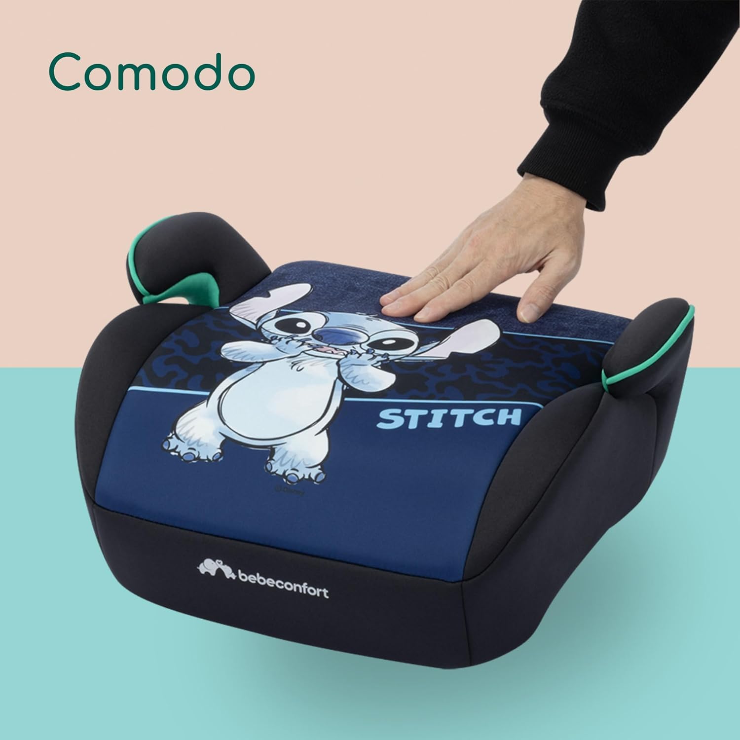 Thumbnail 4 de Bebeconfort Disney Manga i-Safe: Alzatina Auto Stitch, 6–12 Anni (128–150 cm) - Rialzo leggero e imbottito