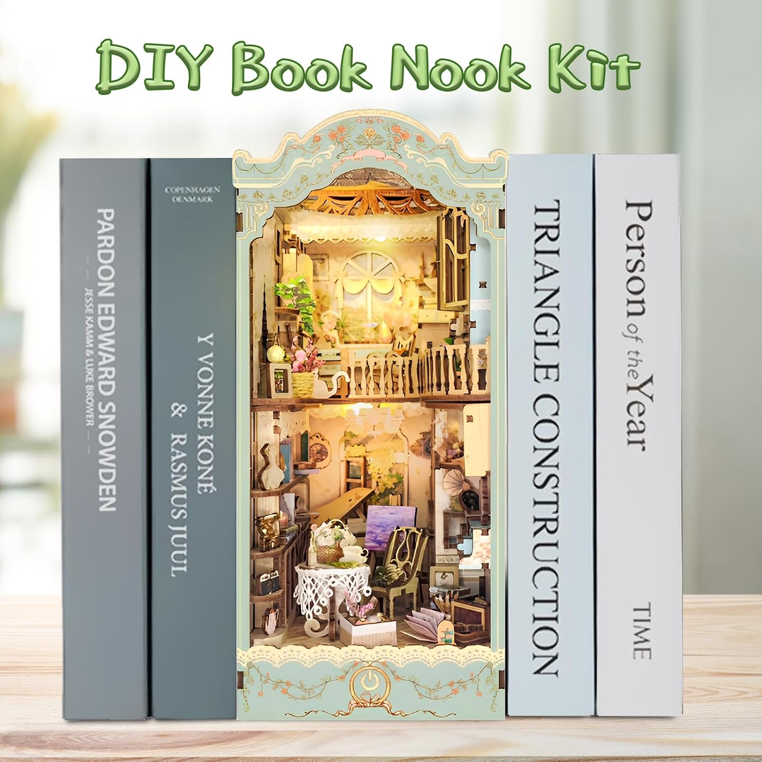 Detalle 2 de CRIOLPO Book Nook Kit Pastoral Diary