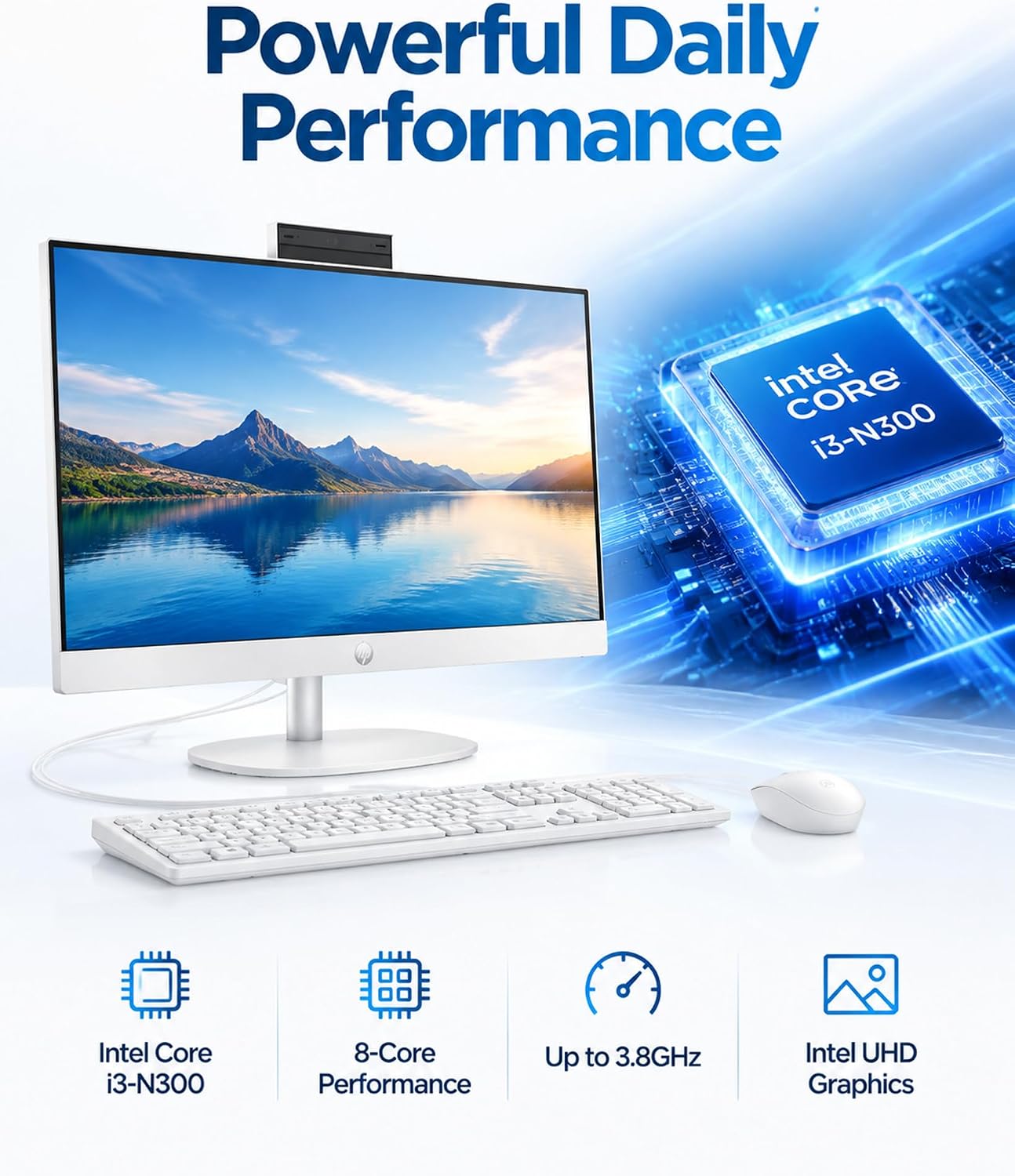 Detalle de HP Touchscreen All-in-One Desktop, 1TB SSD