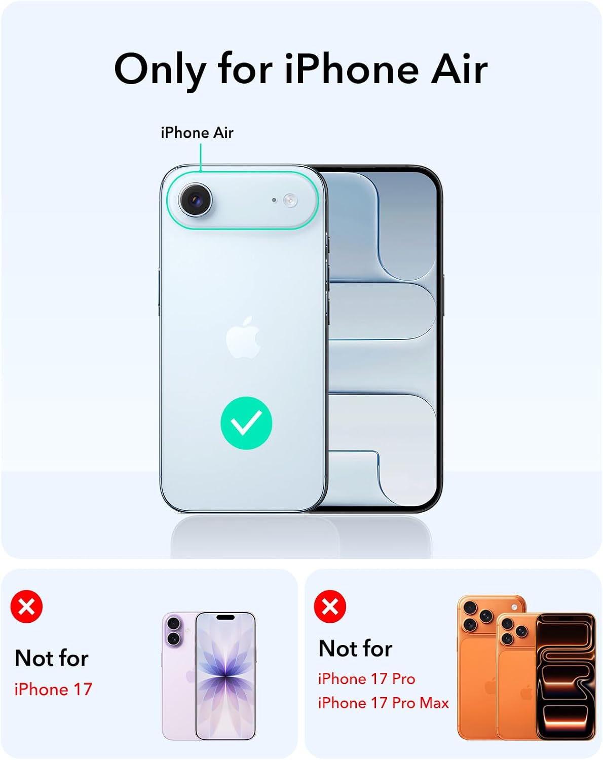 Detalle 2 de ESR iPhone 17 Air Case 7X drop protection