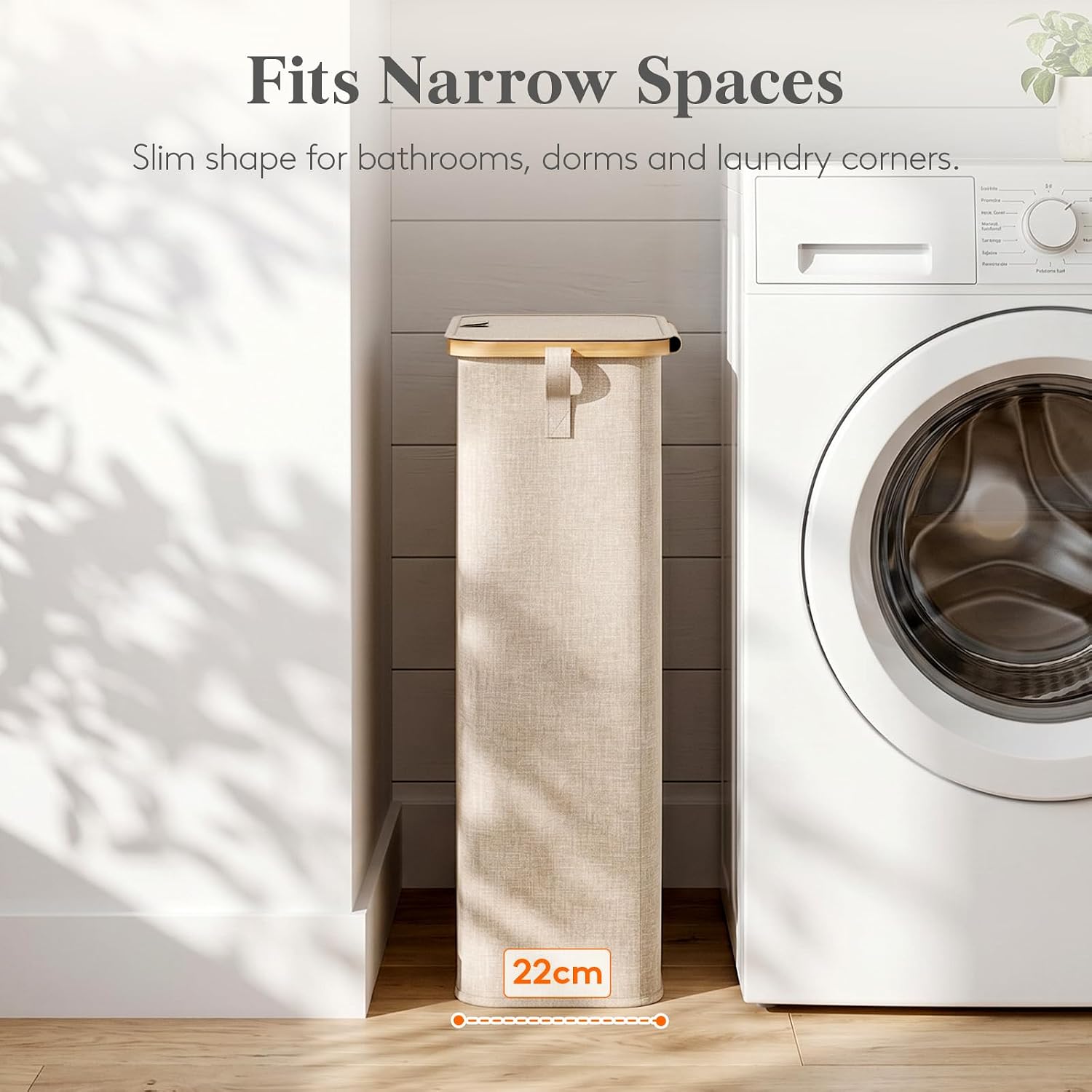 Thumbnail 1 de Lifewit 65L Slim Laundry Hamper with Lid