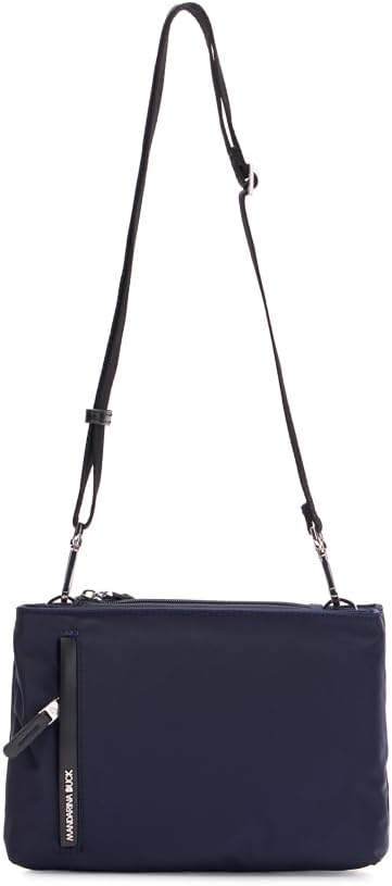 Thumbnail 6 de Mandarina Duck Hunter Pochette, Femme — petit nylon brillant avec détails en cuir synthétique