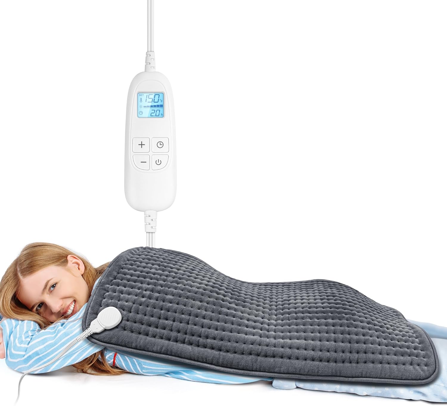 Detalle de FluffyWarmth Electric Heating Pad 17"x33" ♨