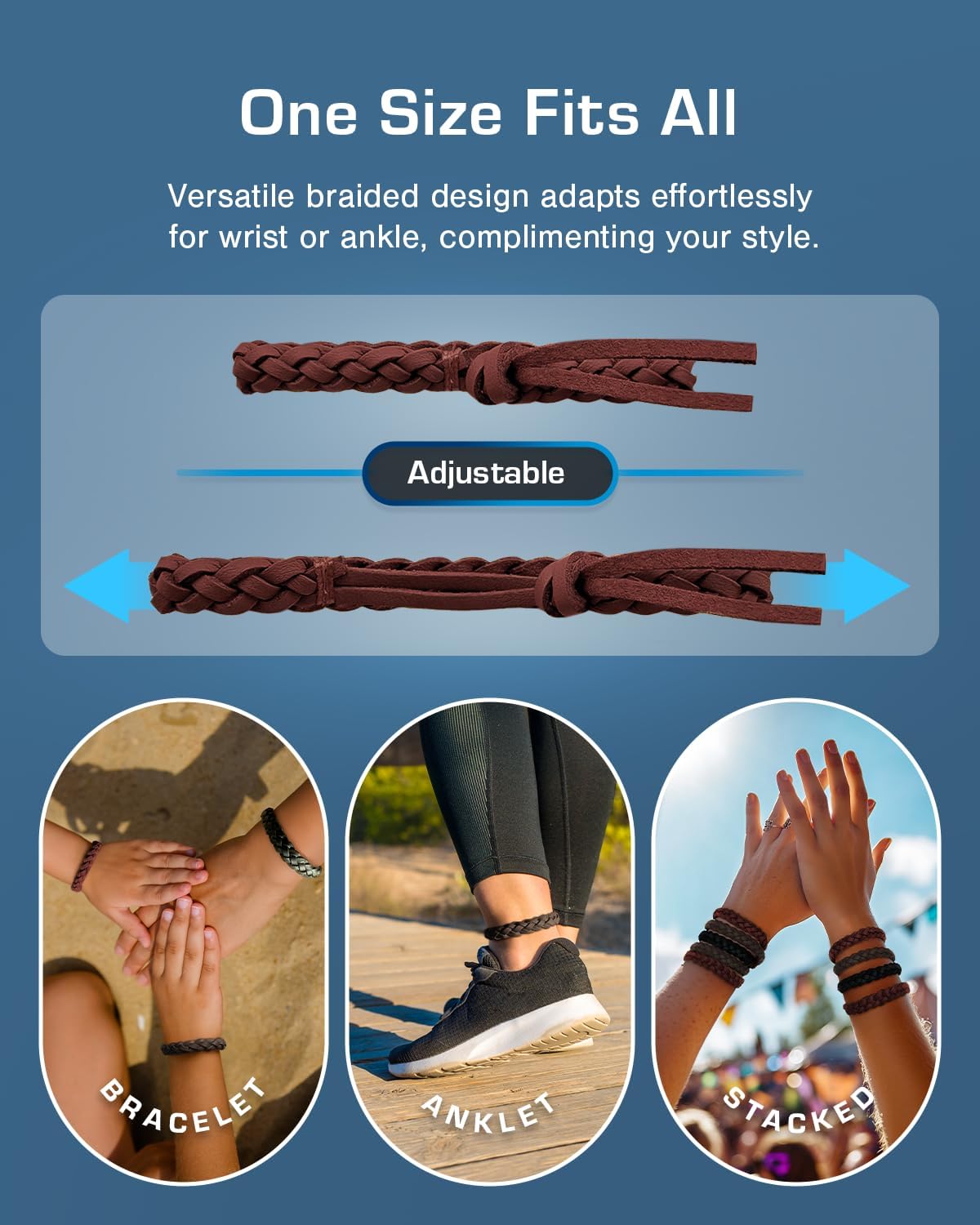 Detalle de Active Era Mosquito Repellent Bracelet (DEET-free) – Waterproof insect & midge bands, 18 pack
