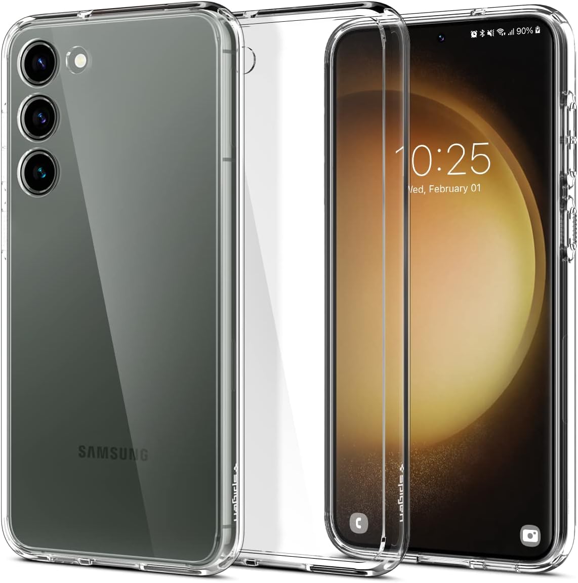 Detalle de Spigen Cover Ultra Hybrid per Samsung Galaxy S23 – Trasparente