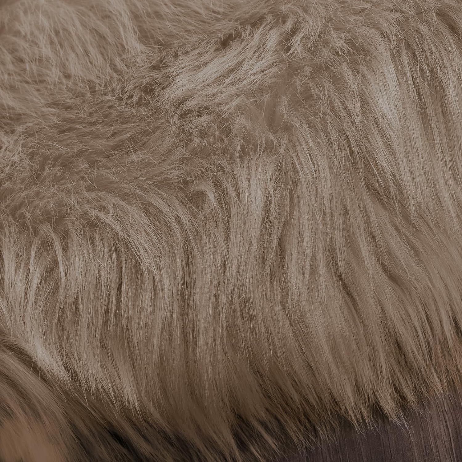 Thumbnail 6 de Latepis Pink 8x10 Shaggy Faux Sheepskin Fur Area Rug