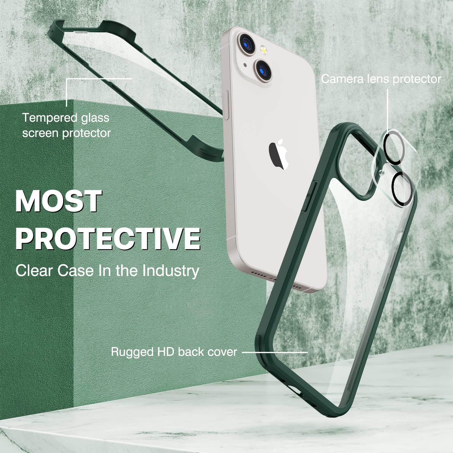 Detalle de CENHUFO iPhone 14 case, 360° protection
