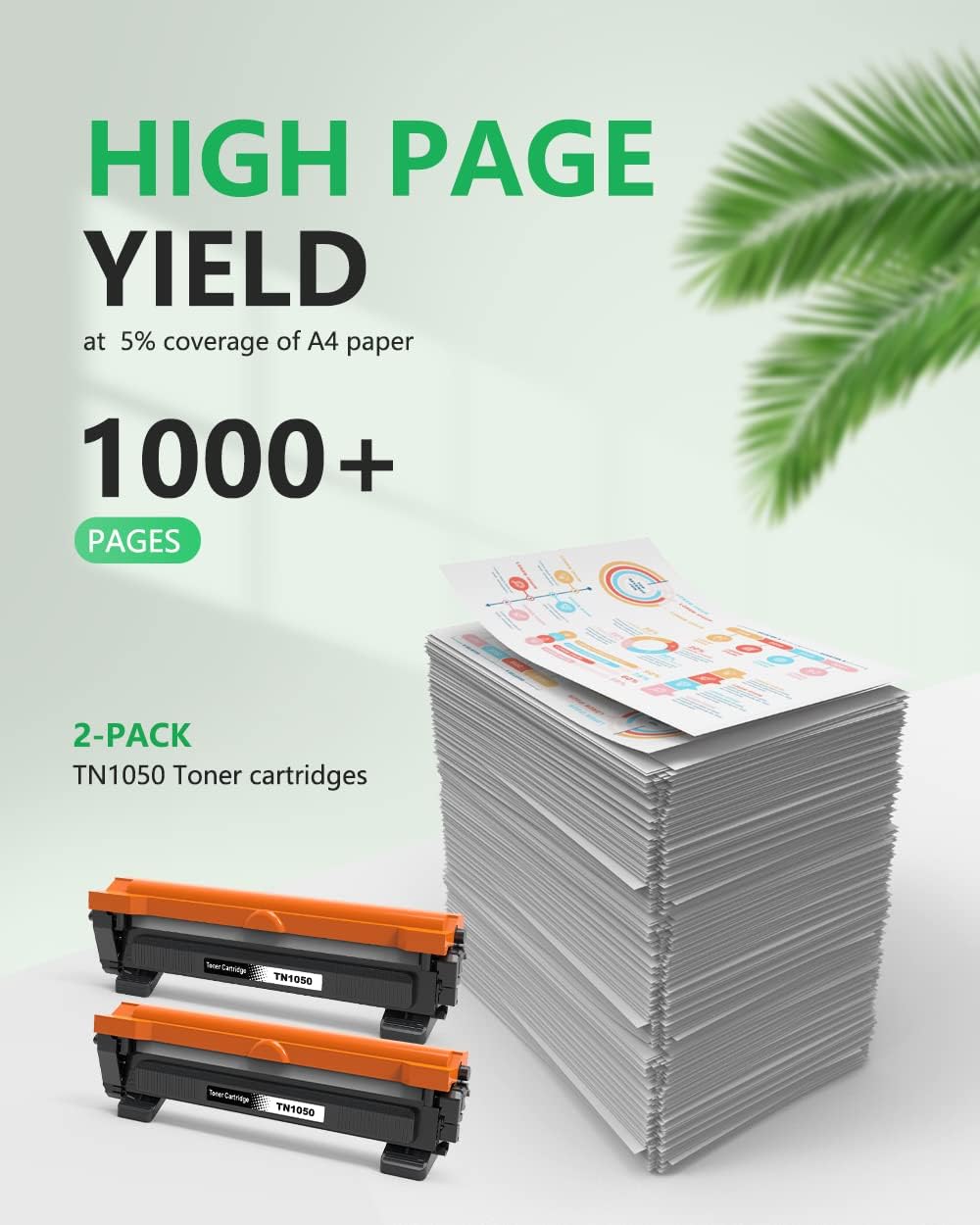 Detalle 1 de Colorfly TN-1050 Toner 2-Pack