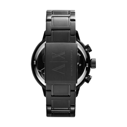 Detalle de Armani Exchange Watch for Men: Chronograph, 49mm Case with Stainless Steel, Leather or Silicone Strap
