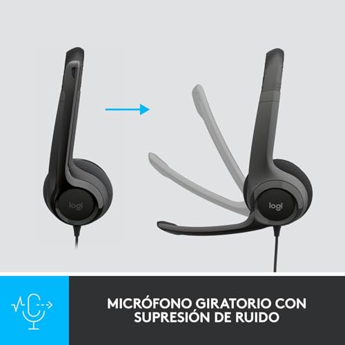 Thumbnail 2 de Logitech H390: Auriculares con cable USB para PC/Portátil