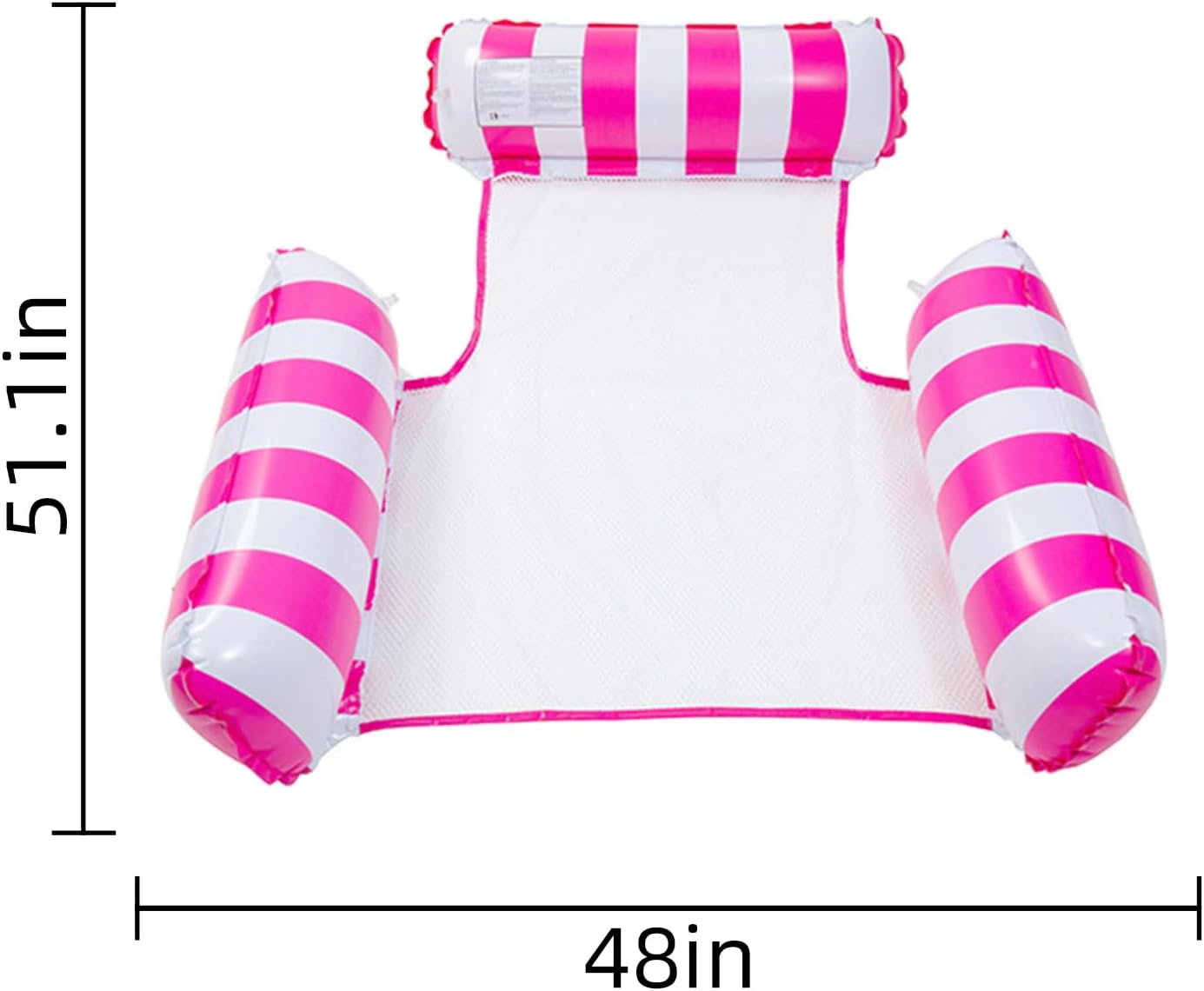 Thumbnail 6 de Inflatable Pool Float Adults 2 Pack 4-in-1 Water Hammock and Lounge Chair – Pink & Green