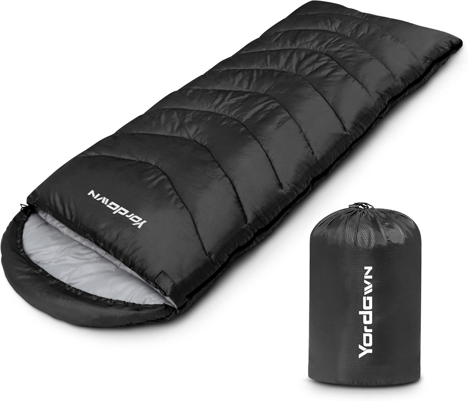 Yordawn Schlafsack Outdoor Camping – 3–4 Jahreszeiten, ultraleicht, wasserdicht, für Erwachsene und Kinder