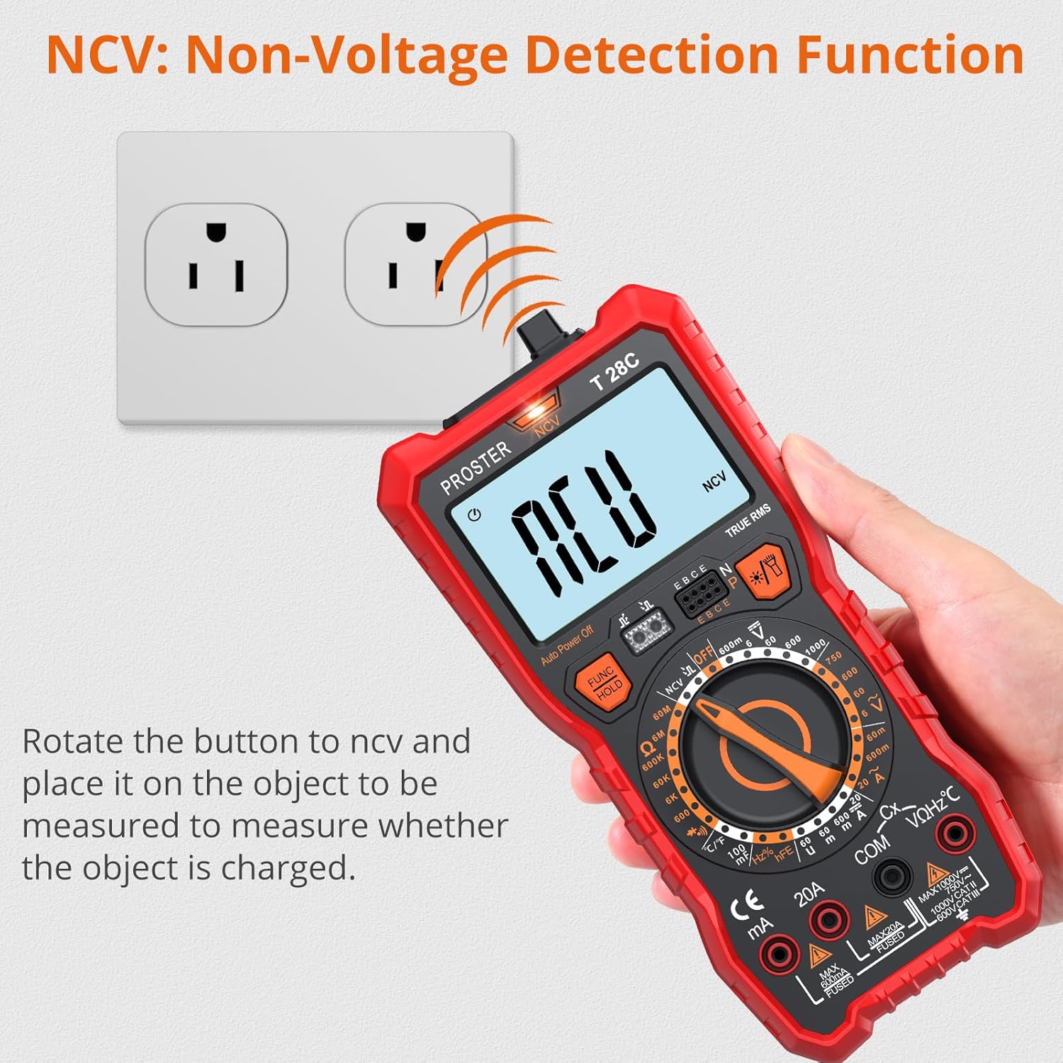 Thumbnail 4 de Proster TRMS 6000 Counts Digital Multimeter: A Prudent Choice for Everyday Electrical Testing