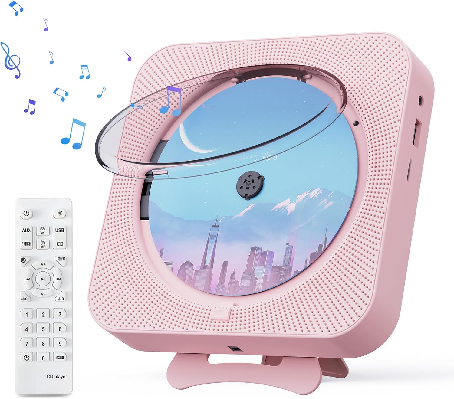Thumbnail 6 de MICOCIOUS Portable CD Player Bluetooth with FM