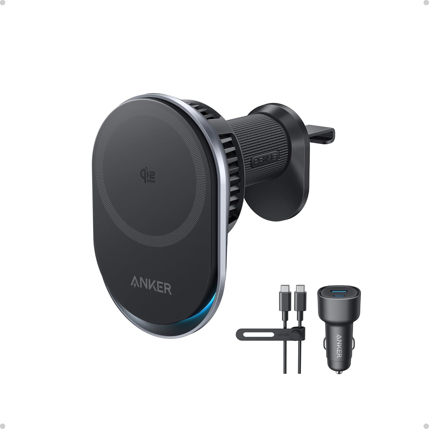 Detalle de Anker Prime MagSafe Cargador para Coche 25 W
