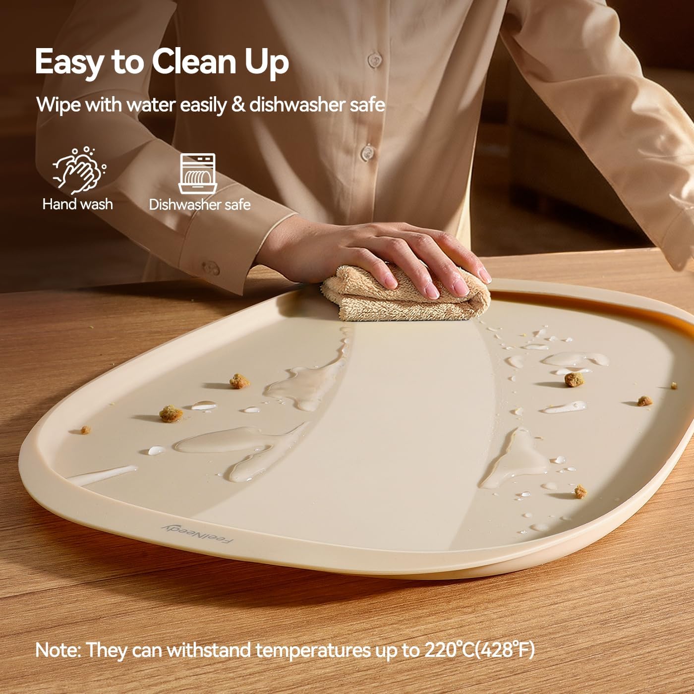 Thumbnail 2 de FEELNEEDY Napfunterlage Hund 45×30 cm