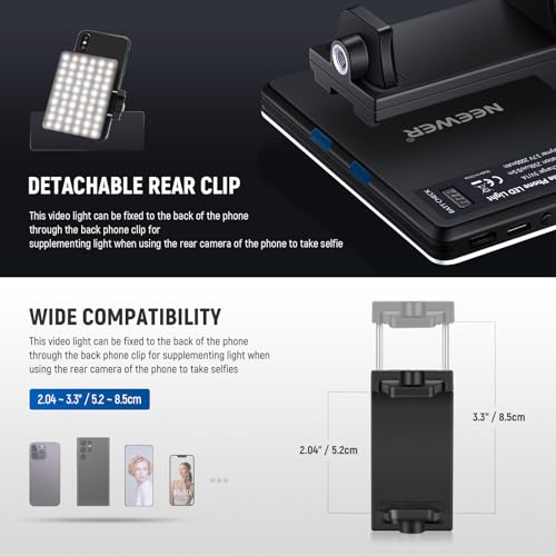 Thumbnail 5 de NEEWER LED Luz selfie 60 LED, 2000 mAh