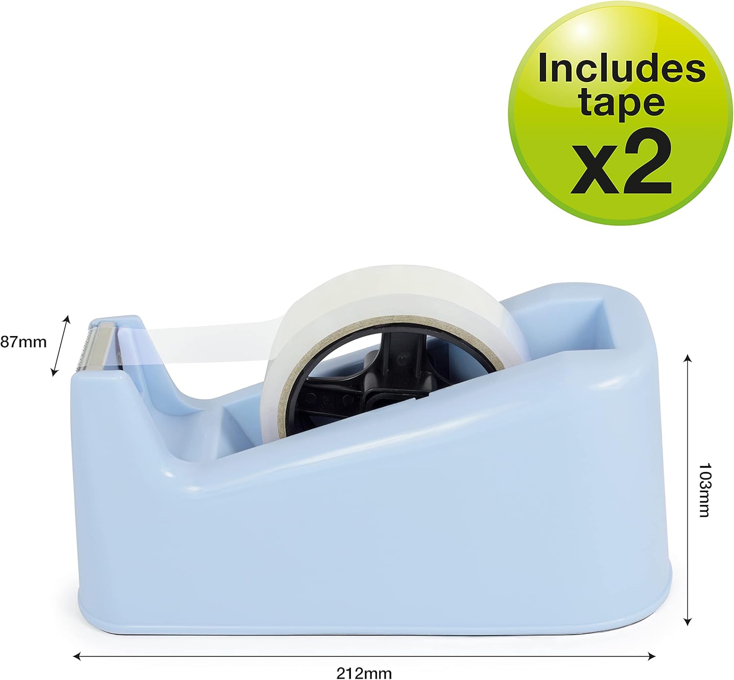 Detalle 2 de RAPESCO 1488 500 Dispenser nastro 2 rotoli azzurro