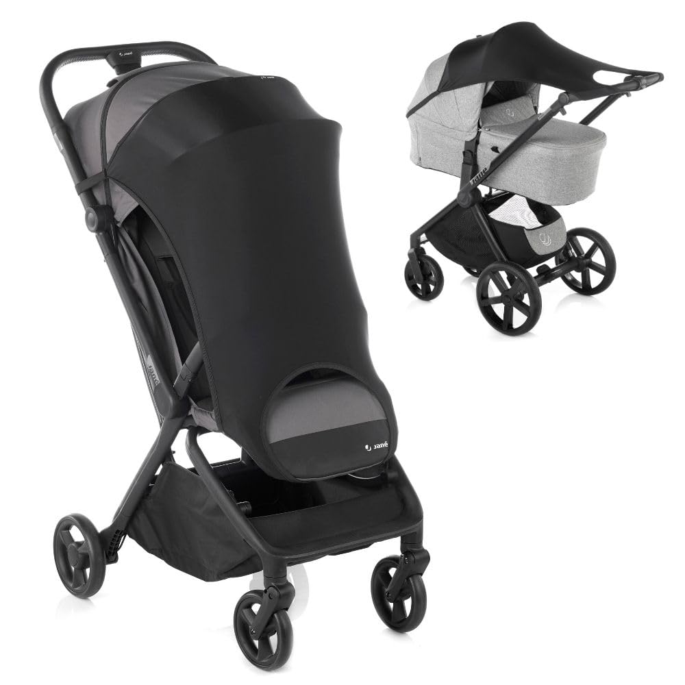 Detalle 1 de Jané Sonnenschutz für Kinderwagen UPF 50+ – Universal elastisch, atmungsaktiv, Beige